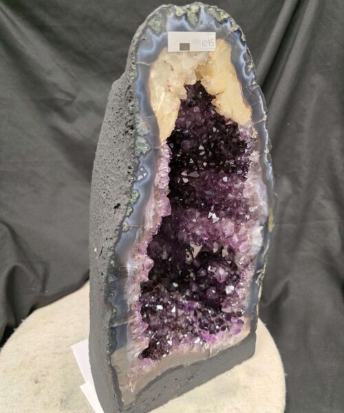 Alternative view of Amethyst Crystal Geode 1095 Premium Queen Grade 17.37kg H40xW20xD20cm