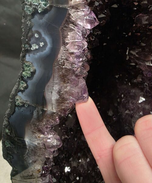 Amethyst Crystal Geode 1095 Premium Queen Grade 17.37kg H40xW20xD20cm - Image 8