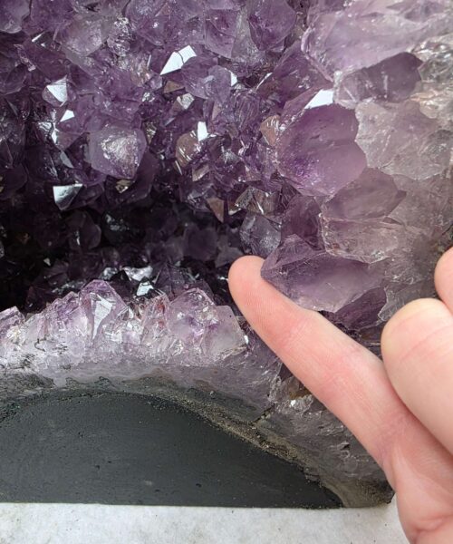 Amethyst Crystal Geode 1098 Premium Queen Grade 15.6kg H43xW21xD16cm - Image 6