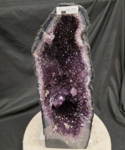 Tall Amethyst Crystal Geode 1103 Premium Queen Grade 15.54kg – H51xW18xD17cm