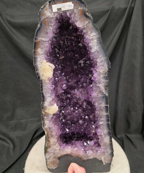 Tall Amethyst Crystal Geode 1109 Premium Queen Grade 20.43kg – H52xW22xD16cm - Image 4