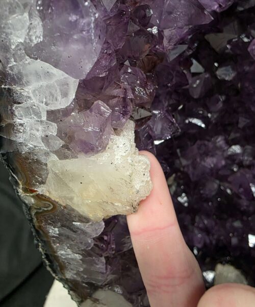 Tall Amethyst Crystal Geode 1109 Premium Queen Grade 20.43kg – H52xW22xD16cm - Image 6