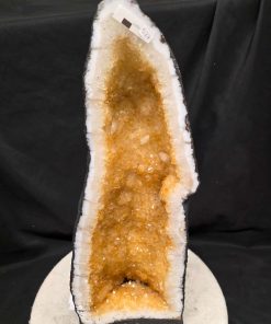 Tall Citrine Geode 527 Crystal Cluster Druzy Premium Grade 12.09kg H52xW18xD14cm