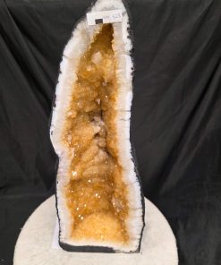 Tall Citrine Geode 528 Crystal Cluster Druzy Premium Grade 12.1kg H50xW18xD14cm