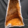 Tall Citrine Geode 537 Crystal Cluster Druzy Premium Grade 30.48kg H49xW33xD22cm