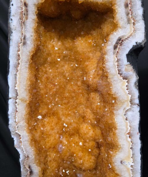 Tall Citrine Geode PAIR 554-555 Crystal Cluster Druzy Premium Grade 42kg each H66xW24xD20cm - Image 5