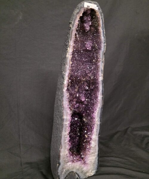 Alternative view of Tall Amethyst Crystal Geode 1127 Premium Queen Grade 30.24kg H70xW20xD21cm