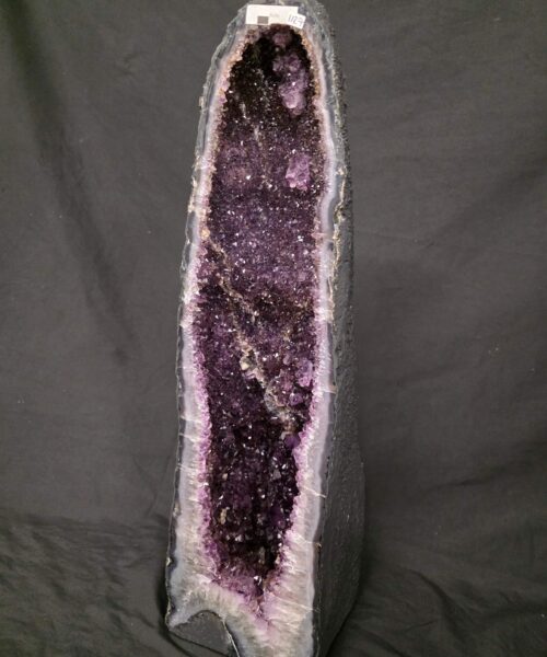 Tall Amethyst Crystal Geode 1127 Premium Queen Grade 30.24kg H70xW20xD21cm - Image 3