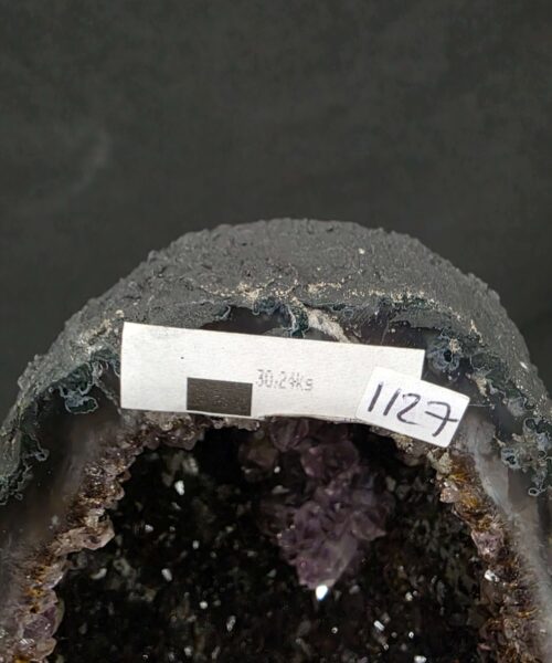 Tall Amethyst Crystal Geode 1127 Premium Queen Grade 30.24kg H70xW20xD21cm - Image 4