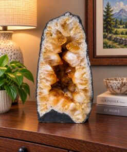Citrine Geode 516 Crystal Cluster Druzy Premium Grade 18.03kg H36xW19xD17cm