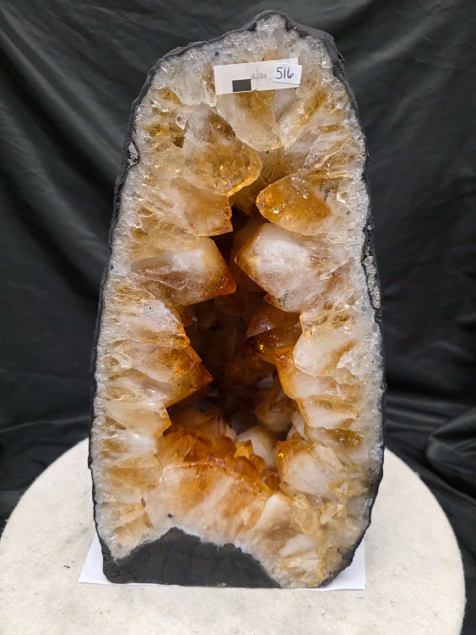 Citrine Geode 516 1-12