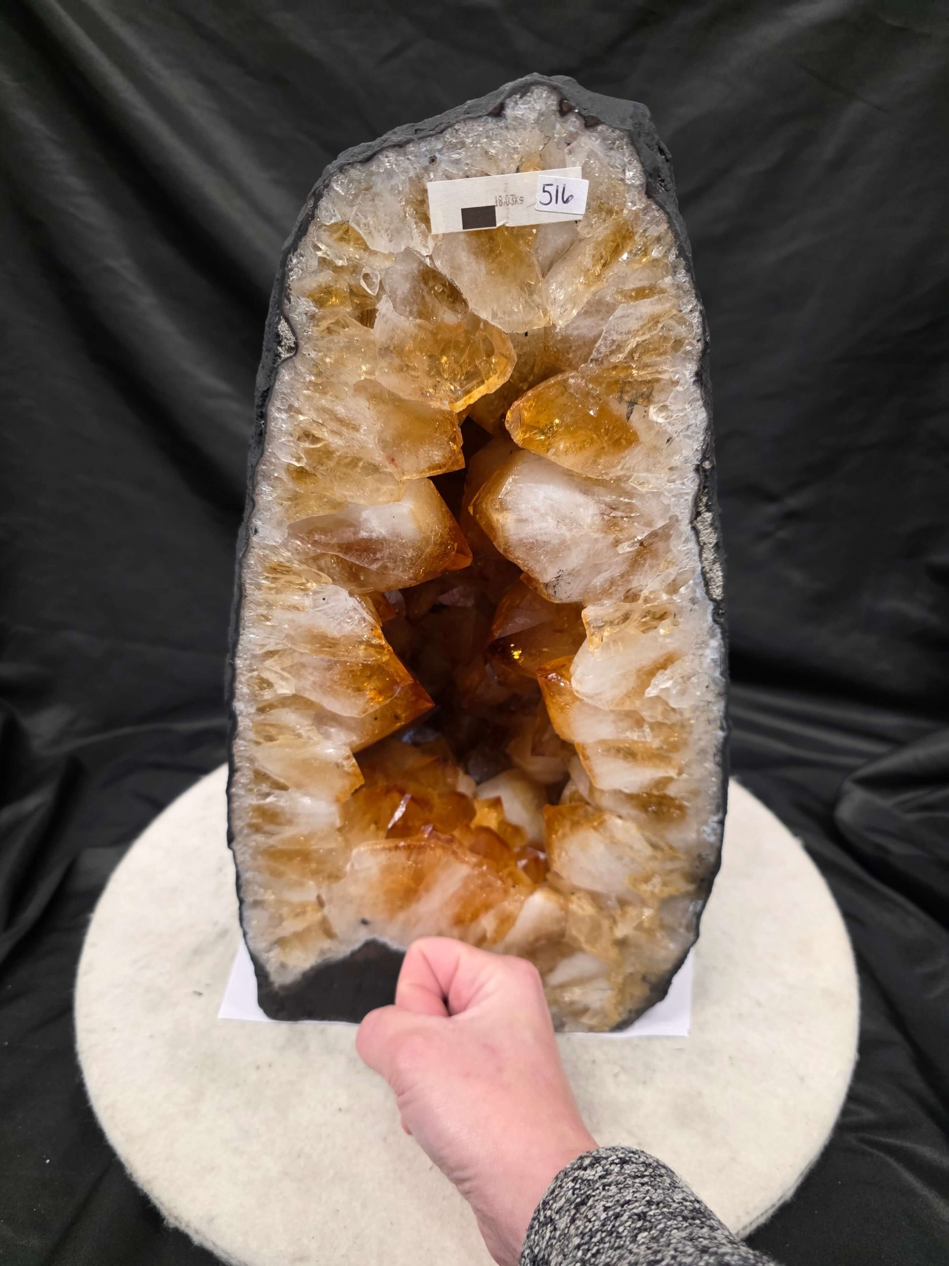 Citrine Geode 516 4-12