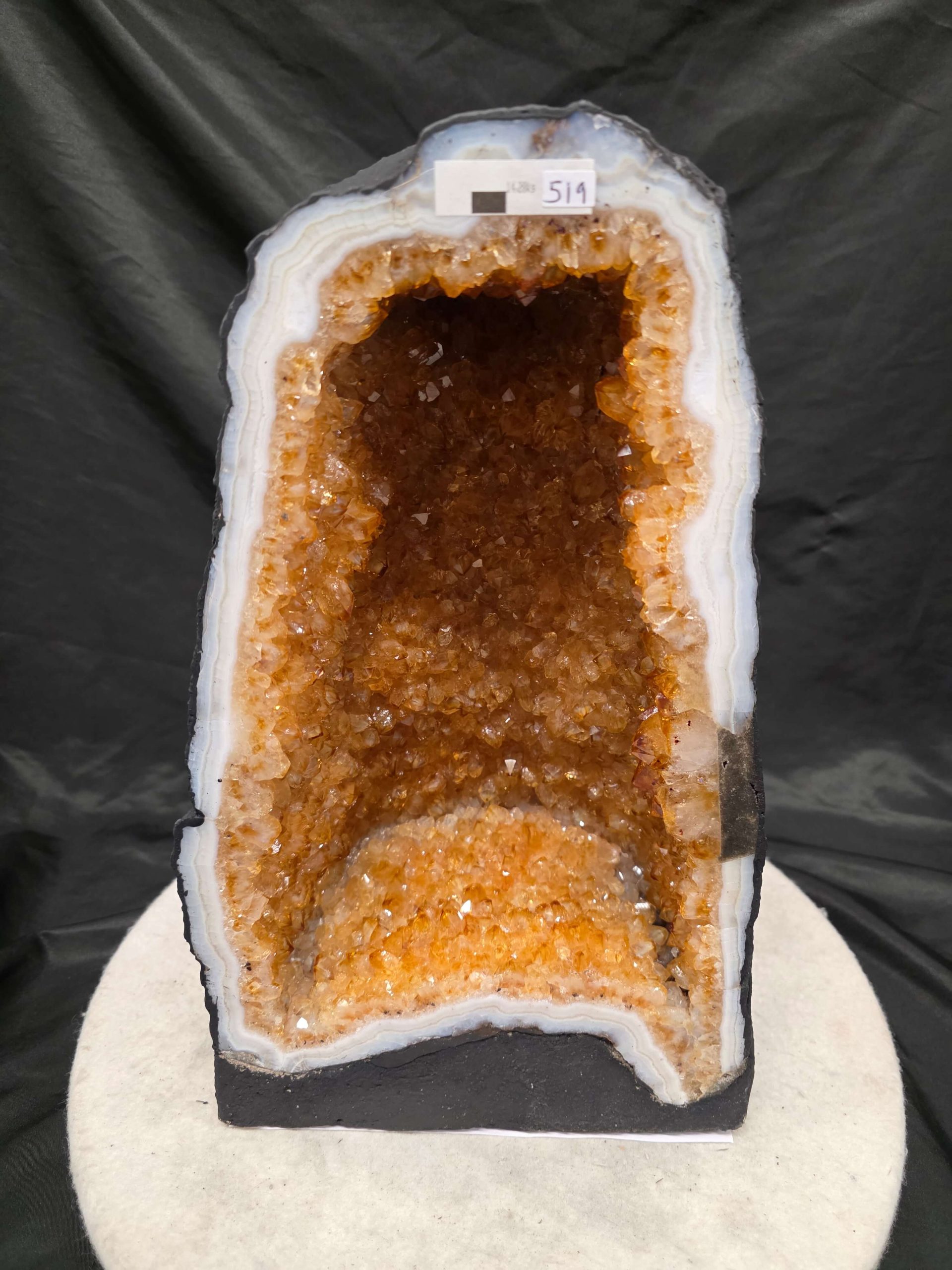 Citrine Geode 519 1-12