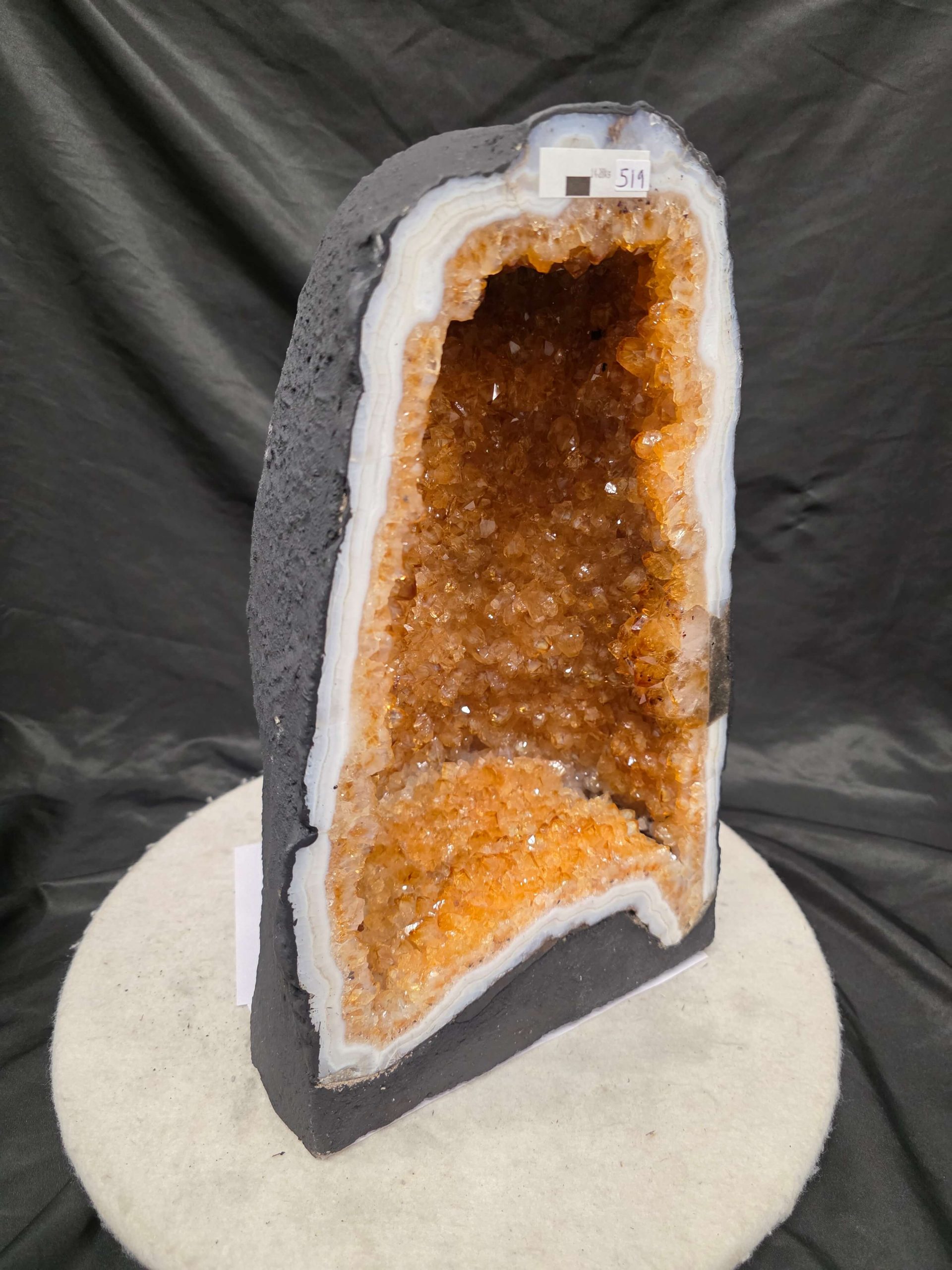 Citrine Geode 519 2-12
