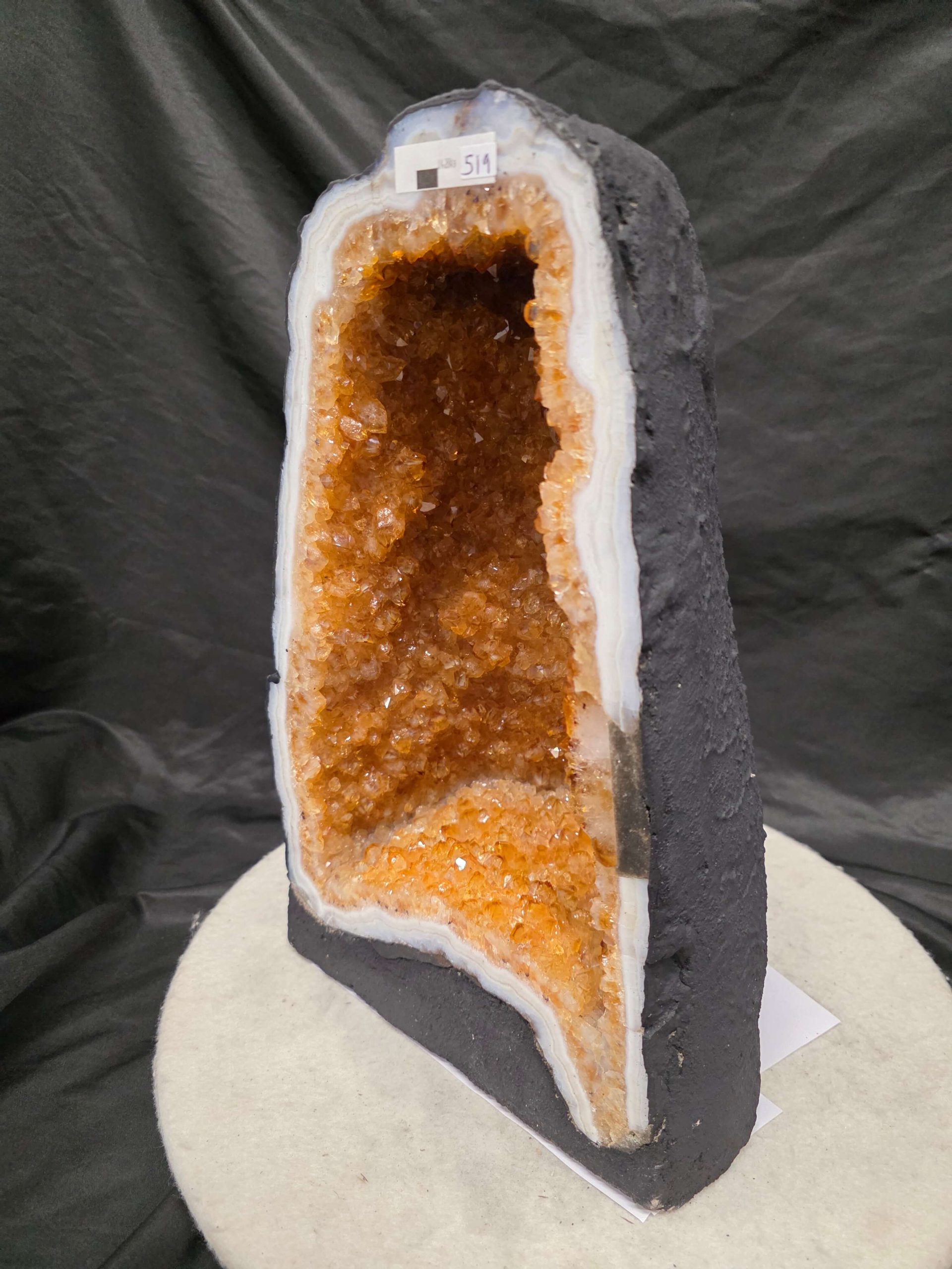 Citrine Geode 519 3-12