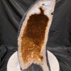 Tall Citrine Geode 522 Crystal Cluster Druzy Premium Grade 15.69kg H49xW20xD17cm
