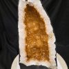 Citrine Geode 524 Crystal Cluster Druzy Premium Grade 18.69kg H42xW24xD19cm