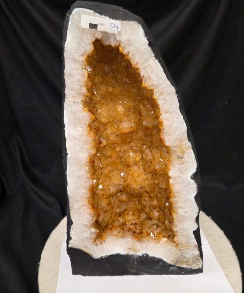 Citrine Geode 524 Crystal Cluster Druzy Premium Grade 18.69kg H42xW24xD19cm - Image 13