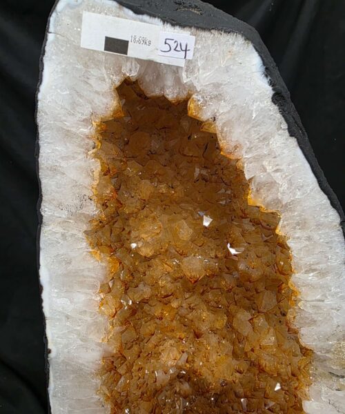 Citrine Geode 524 Crystal Cluster Druzy Premium Grade 18.69kg H42xW24xD19cm - Image 11