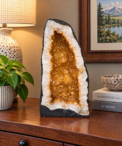 Citrine Geode 524 Crystal Cluster Druzy Premium Grade 18.69kg H42xW24xD19cm