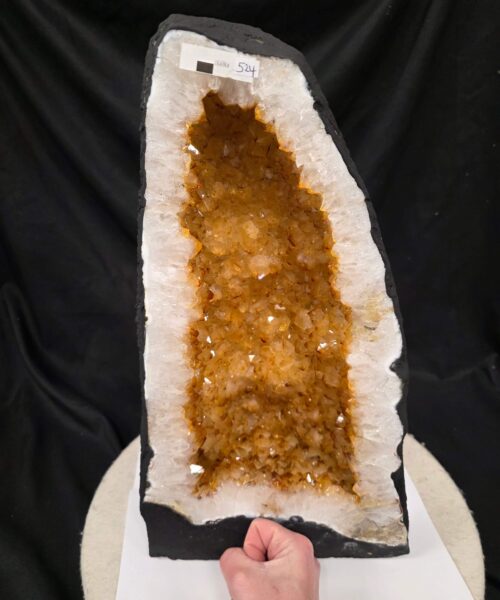 Citrine Geode 524 Crystal Cluster Druzy Premium Grade 18.69kg H42xW24xD19cm - Image 4