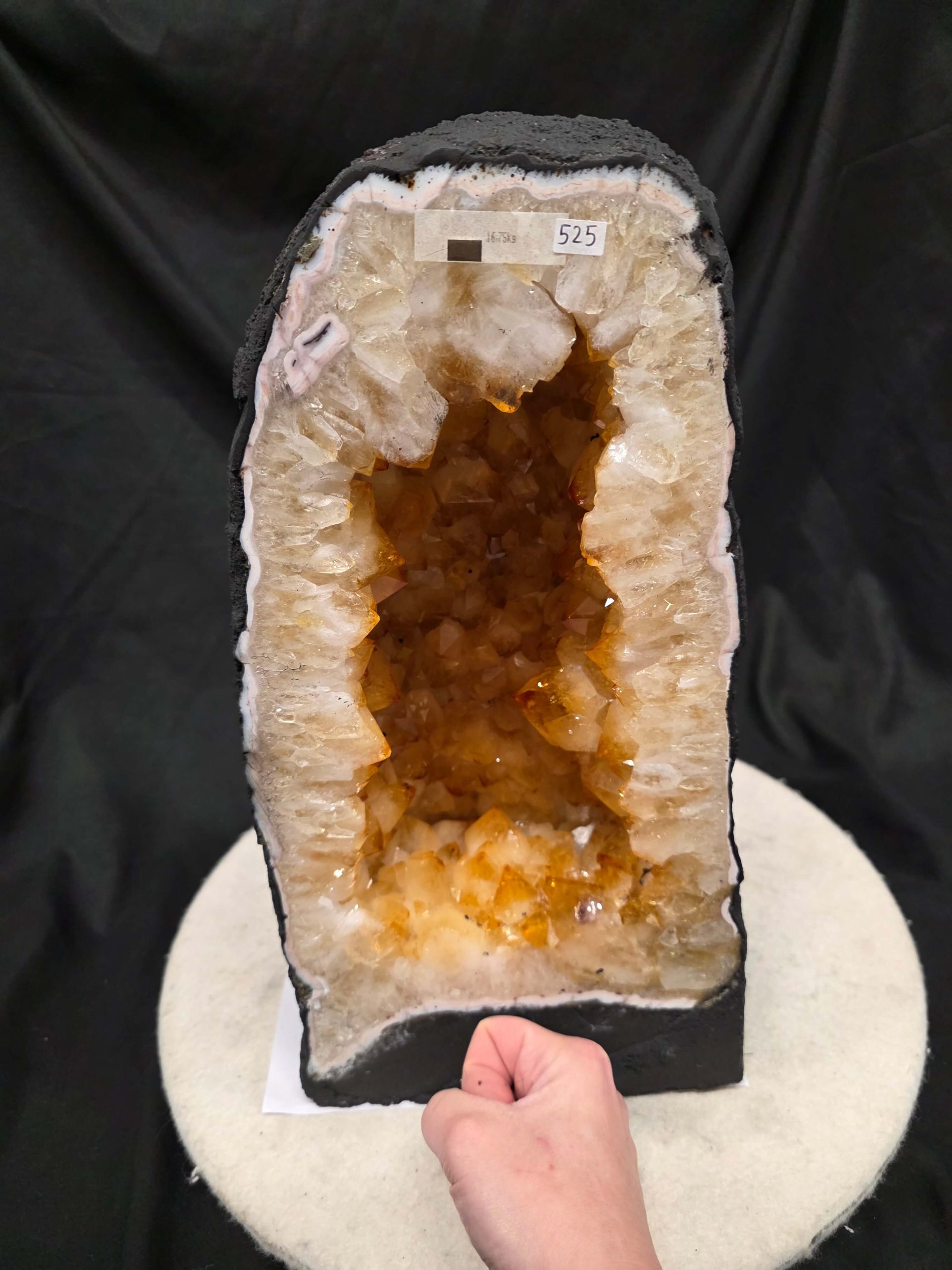 Citrine Geode 525 5-12