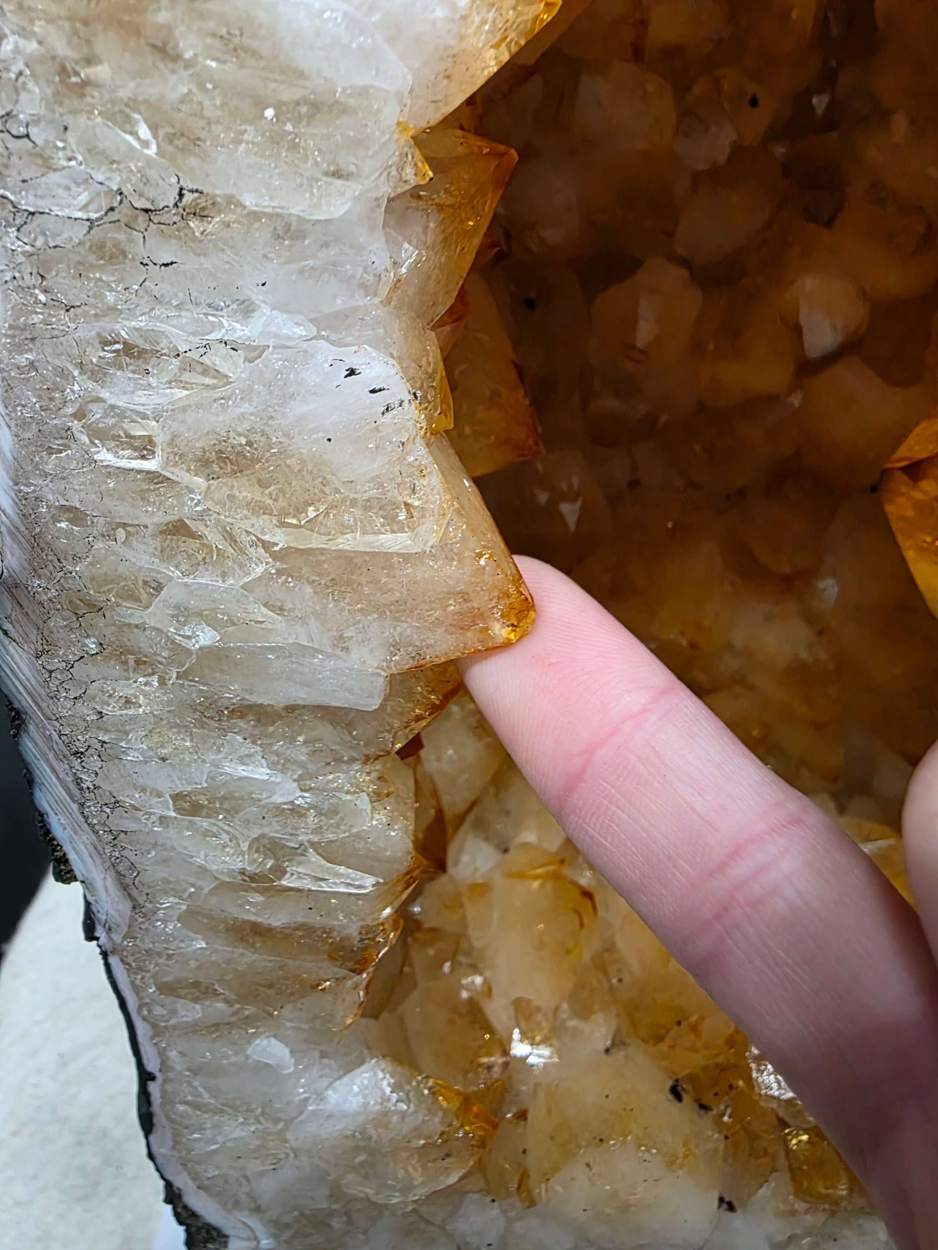 Citrine Geode 525 9-12