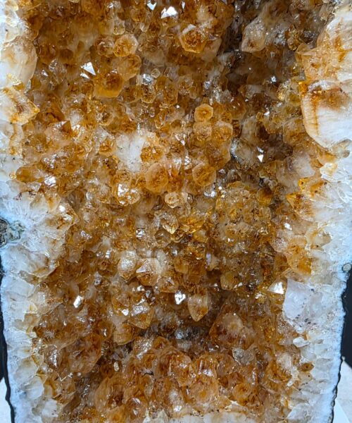 Tall Citrine Geode 530 Crystal Cluster Druzy Premium Grade 18.12kg H46xW20xD17cm - Image 8