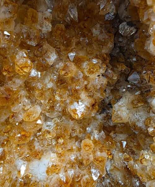 Tall Citrine Geode 530 Crystal Cluster Druzy Premium Grade 18.12kg H46xW20xD17cm - Image 9