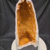 Tall Citrine Geode 531 Crystal Cluster Druzy Premium Grade 14.85kg H47xW20xD16cm