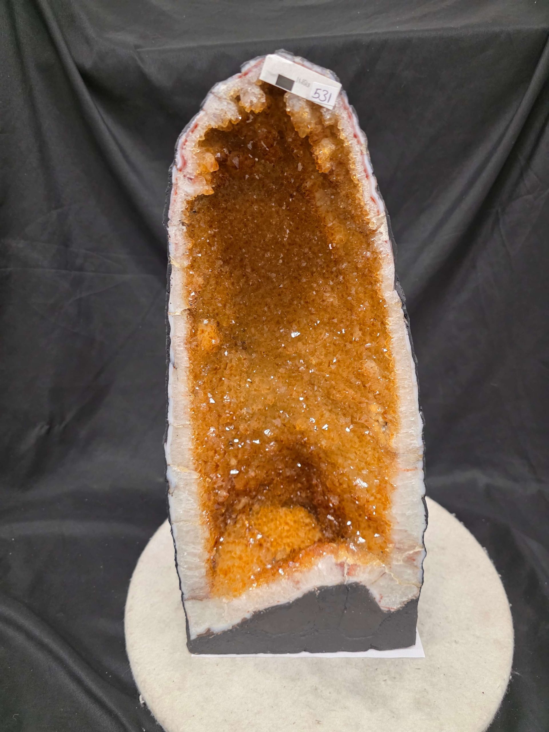 Citrine Geode 531 1-12