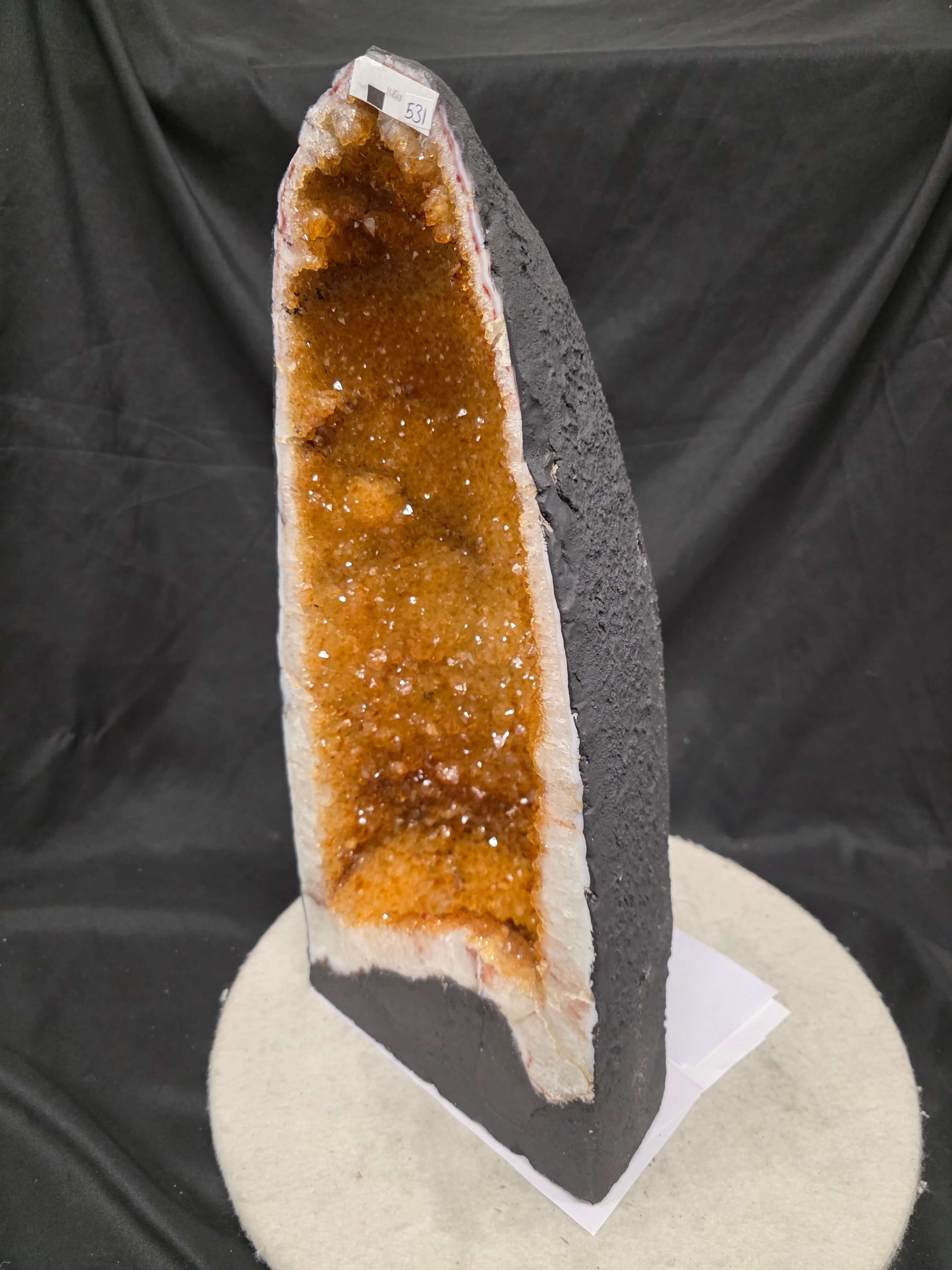 Citrine Geode 531 3-12