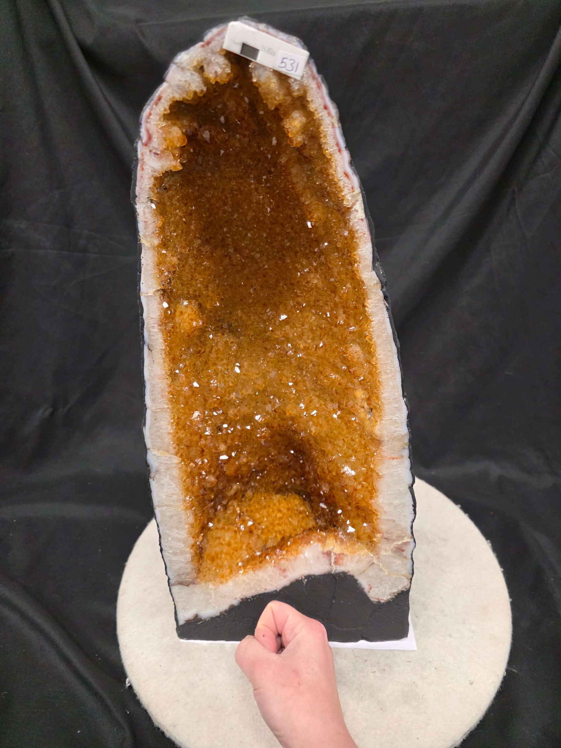 Citrine Geode 531 6-12