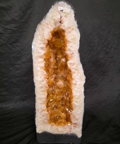 Tall Citrine Geode 553 Crystal Cluster Druzy Premium Grade 31.02kg H62xW22xD17cm