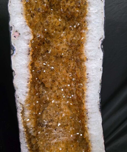 Tall Citrine Geode PAIR 548-549 Crystal Cluster Druzy Premium Grade 43kg each H71xW24xD24cm - Image 4