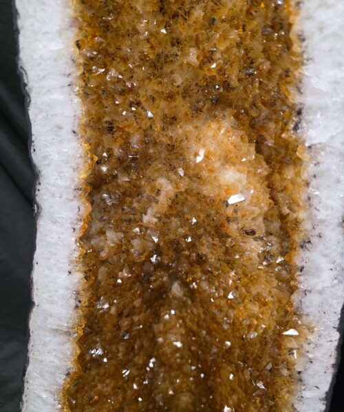 Tall Citrine Geode PAIR 548-549 Crystal Cluster Druzy Premium Grade 43kg each H71xW24xD24cm - Image 5