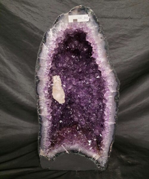 Tall Amethyst Crystal Geode 1110 Premium Queen Grade 24.34kg H46xW22xD18cm - Image 11