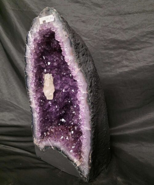 Tall Amethyst Crystal Geode 1110 Premium Queen Grade 24.34kg H46xW22xD18cm - Image 3