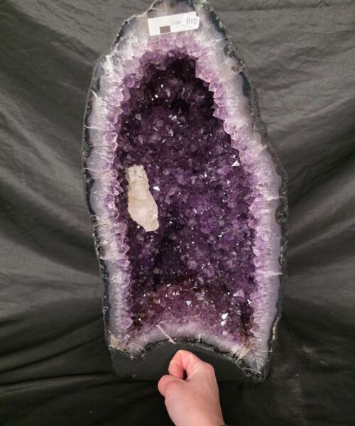 Tall Amethyst Crystal Geode 1110 Premium Queen Grade 24.34kg H46xW22xD18cm - Image 4
