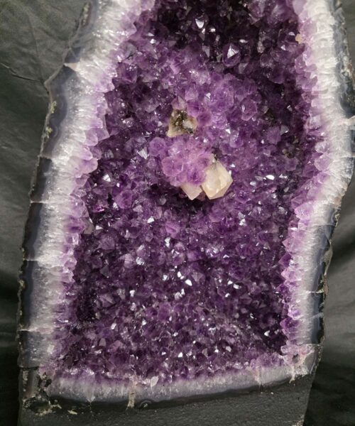 Tall Amethyst Crystal Geode 1111 Premium Queen Grade 23.41kg H46xW27xD17cm - Image 6