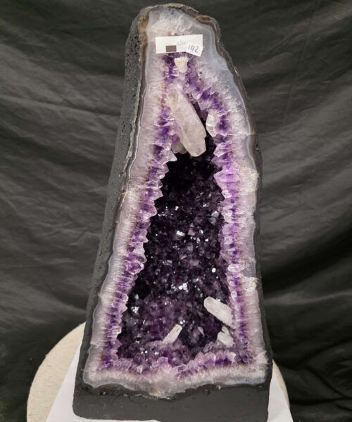 Tall Amethyst Crystal Geode 1112 Premium Queen Grade 26.23kg H49xW26xD20cm - Image 13