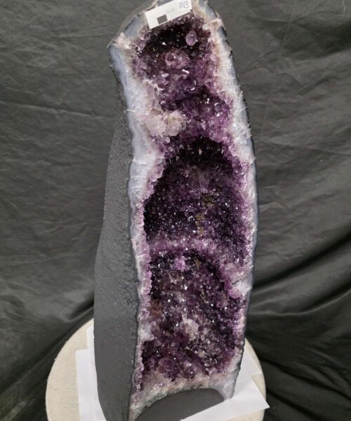 Alternative view of Tall Amethyst Crystal Geode 1113 Premium Queen Grade 24.23kg H57xW20xD19cm