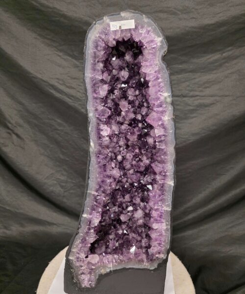 Alternative view of Tall Amethyst Crystal Geode 1115 Premium Queen Grade 25.33kg H60xW25xD16cm