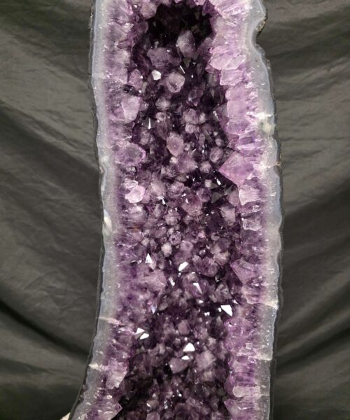Tall Amethyst Crystal Geode 1115 Premium Queen Grade 25.33kg H60xW25xD16cm - Image 13