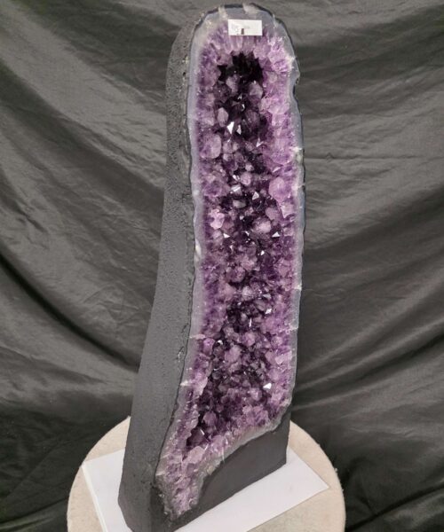 Tall Amethyst Crystal Geode 1115 Premium Queen Grade 25.33kg H60xW25xD16cm - Image 3