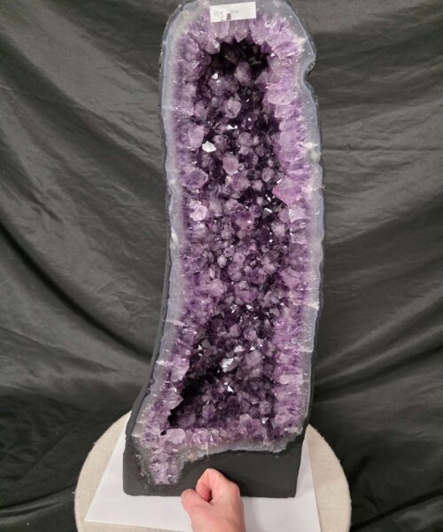 Tall Amethyst Crystal Geode 1115 Premium Queen Grade 25.33kg H60xW25xD16cm - Image 5