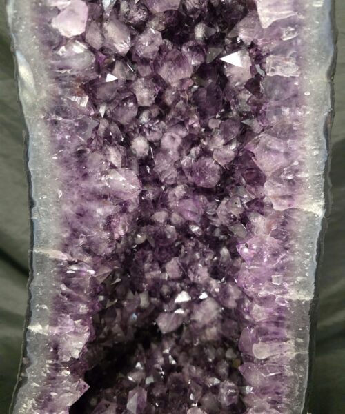 Tall Amethyst Crystal Geode 1115 Premium Queen Grade 25.33kg H60xW25xD16cm - Image 6