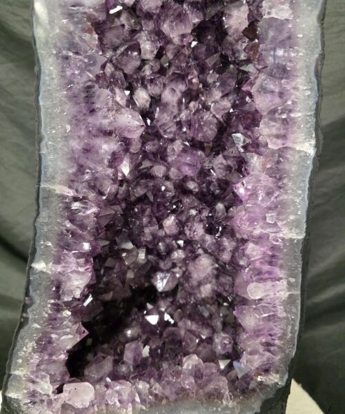 Tall Amethyst Crystal Geode 1115 Premium Queen Grade 25.33kg H60xW25xD16cm - Image 7
