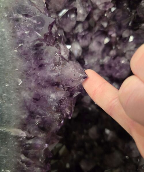 Tall Amethyst Crystal Geode 1115 Premium Queen Grade 25.33kg H60xW25xD16cm - Image 8