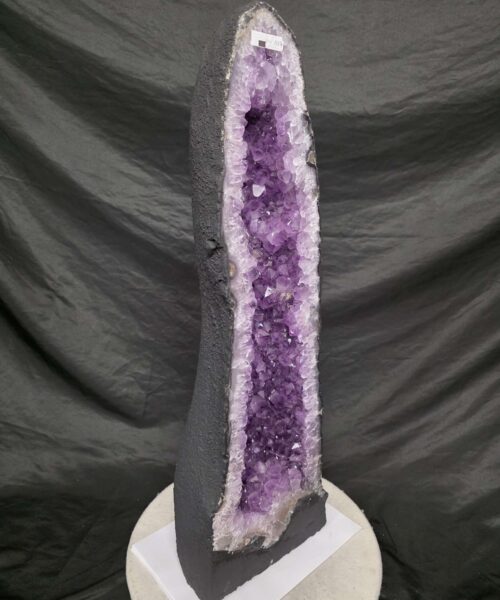 Alternative view of Tall Amethyst Crystal Geode 1117 Premium Queen Grade 23.92kg H72xW23xD15cm